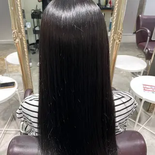 ロング カラー フェザーパーマ🌙 毛流れ yuzukiのヘアスタイル