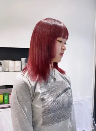 カラー ルイ☆【ボブ/メンズ /酸性ストレート】のヘアスタイル