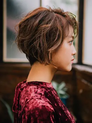 ショート 遊佐 瑞紀のヘアスタイル