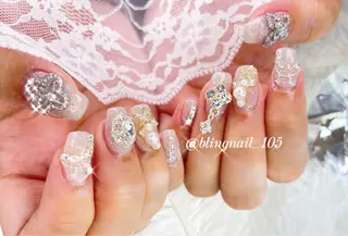 ネイル 23時まで❤︎韓国、 ワンホンネイルのネイルデザイン