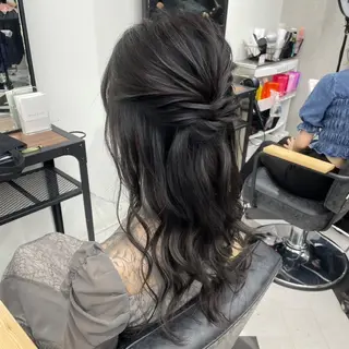 セミロング カラー パーマ ヘアアレンジ メンズ mona/ ストレートスタイル✨のヘアスタイル