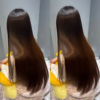 ロング 新宿No.1艶髪矯正 美艶カラー/FUKAのヘアスタイル