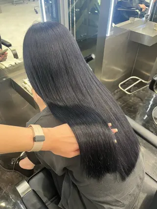 ロング カラー 韓国ヘア🖤/透明感 shihoのヘアスタイル