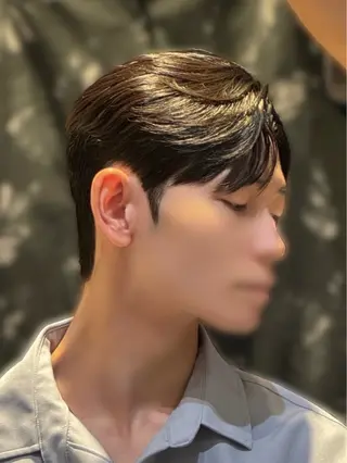 ショート パーマ メンズ YUKI🇰🇷 カルマ／ダウンパーマのヘアスタイル