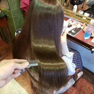 ロング カラー 艶髪✨ハイトーン ✨ホワイト✨北宗一郎のヘアスタイル