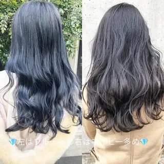 ロング カラー パーマ ヘアアレンジ メンズ キッズ ネイル マツエク・マツパ 韓国風×透明感カラー 髪質改善オタベシンヤのヘアスタイル