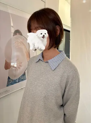 ショート riria/ボブ /ブラウンカラー🎀のヘアスタイル