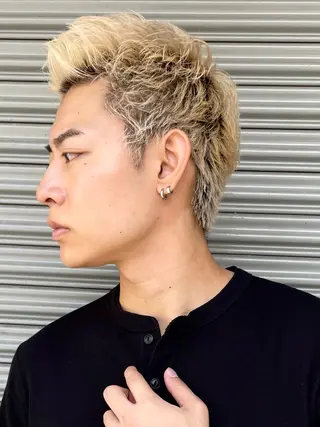 ショート ボブ/デザインカラー /表参道/新井美有紀のヘアスタイル