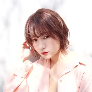 ミディアム カラー amber池袋所属・徳本 駿太のヘアスタイル