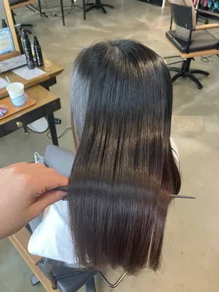 ロング スズキアキエ/ 髪質改善/艶髪カラーのヘアスタイル