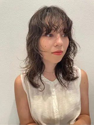 パーマ ナチュラル大人っぽい スタイル　MAORIのヘアスタイル