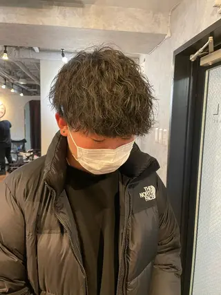 ショート パーマ メンズ メンズ専門 中島俊【朝霞】のヘアスタイル