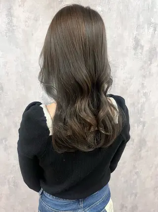 セミロング カラー 韓国系/ダブルカラー /トグチリンカのヘアスタイル