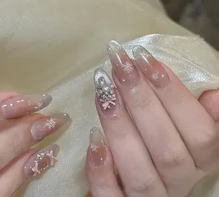 ネイル By moonネイル 🌷ワンホン/韓国風のネイルデザイン