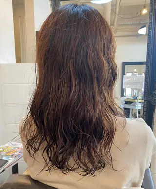 ロング カラー 🪞パーマ🐾 ストカール🌷川原のヘアスタイル