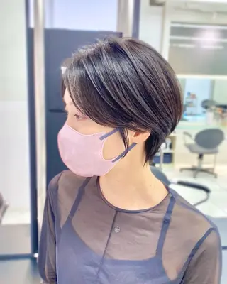 ショート 加藤 真介のヘアスタイル