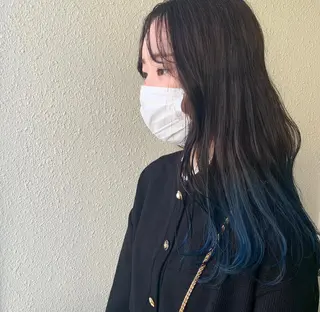 ロング カラー iLi所属・iLi 《イリ》のヘアスタイル