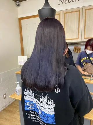 セミロング カラー ダブルカラー 🌙ｃｈｉｎａｒｉのヘアスタイル