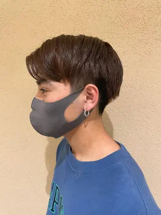 ショート 新宿メンズパーマ ヨモギダのヘアスタイル