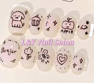 ネイル L&Y Nail🎀 思雪のネイルデザイン