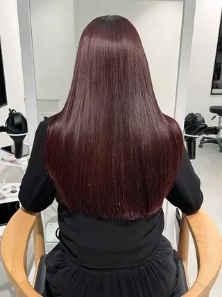 ロング カラー 阿部 瑠斗のヘアスタイル