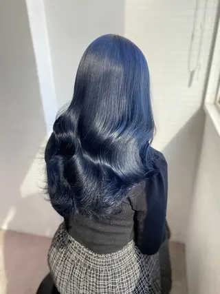 ロング カラー 💙ハイトーン韓国風 色白ヘア💙manaのヘアスタイル