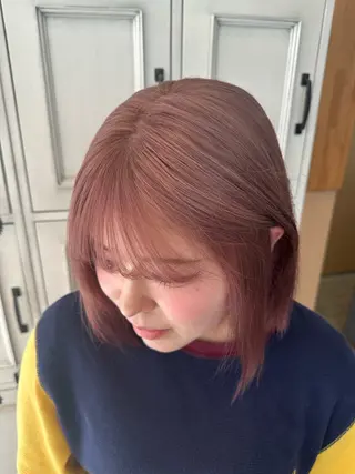 ミディアム カラー 坂庭 美夢のヘアスタイル