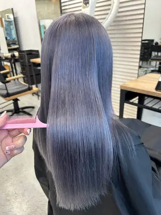 ロング カラー 韓国/ハイトーン/ ボブ🎀MIKU🎀のヘアスタイル