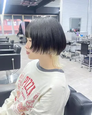 ショート 柏 ウルフ/レイヤー 田中佐和🐺のヘアスタイル