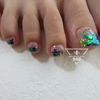 ネイル S02 𝙲𝚑𝚒𝚎のネイルデザイン