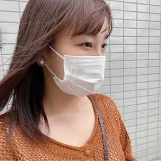 ミディアム パーマ なつき/艶ピンク/ girly hairのヘアスタイル