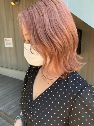 ミディアム カラー 🌼sunc HINAMI🌼のヘアスタイル