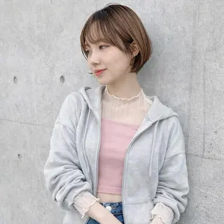 ショート カラー 一ノ瀬 暁のヘアスタイル
