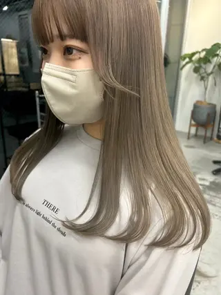 ロング カラー ヘアアレンジ 🫧透明感カラー/ ナルハ🫧のヘアスタイル