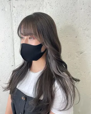 ロング カラー 韓国ヘア🇰🇷🎀 みきのヘアスタイル