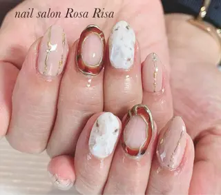 ミディアム ネイル ネイルスタジオ シェイクユアハンズのネイルデザイン