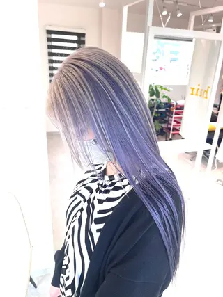 ロング カラー 加藤 佑二のヘアスタイル
