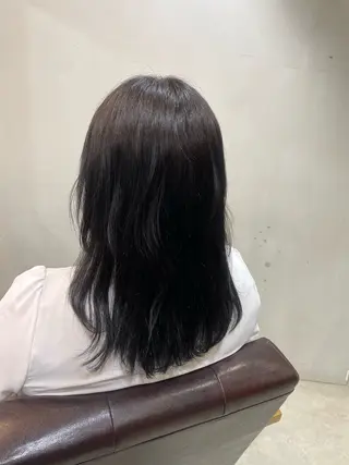 ミディアム 伊藤 実悠/豊橋/ 髪質改善カラーのヘアスタイル