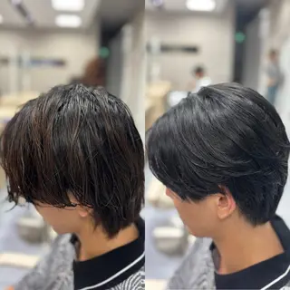 ショート パーマ メンズ メンズ特化韓国風 パーマスタイル/りんのヘアスタイル