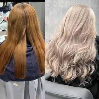 ロング カラー Via officialのヘアスタイル