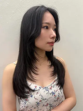 ロング Paddle所属・似合わせレイヤー/ レイヤーパーマ/高倉のヘアスタイル