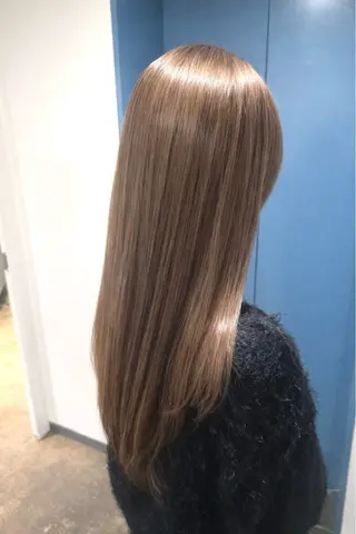 ロング カラー 🫧ブリーチモデル/ 透明感カラー /みきのヘアスタイル