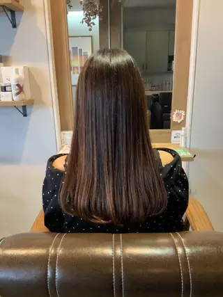 ロング 堀 望美のヘアスタイル