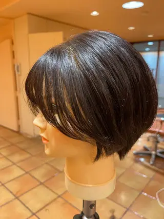 ショート モリオフロムロンドン原宿本店所属・ショート/ボブ/ハイ トーン/Nanahaのヘアスタイル