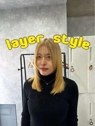 ミディアム libelle所属・✨️美髪✨️透明感カ ラー✨️大泉翔／店長のヘアスタイル