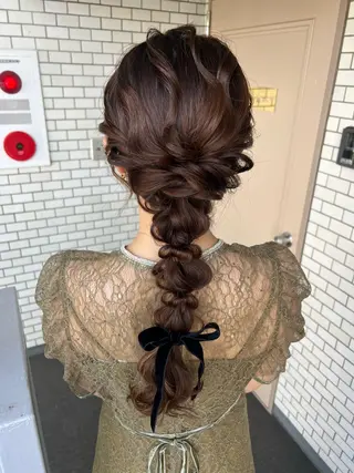 ヘアアレンジ 大人可愛いヘアメイク 💋🧚‍♀️しずかのヘアスタイル