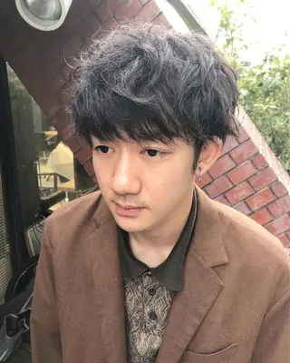 ヘアアレンジ メンズ ainico+所属・メンズ特化✂️栗原 侑也のヘアスタイル