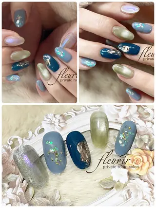 ネイル フルリール 【プライベートサロンのネイルデザイン