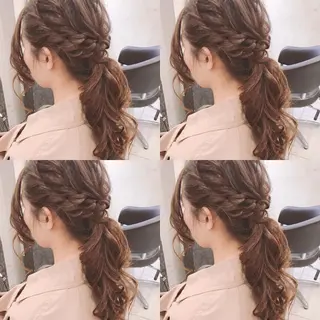 セミロング ヘアアレンジ 🌷MAYU 🌷のヘアスタイル
