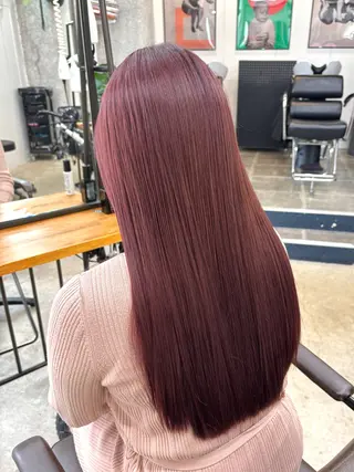 ロング カラー 暖色カラー/天神/ ヘイマサクラのヘアスタイル
